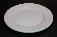 Rare Set of 4 White Medalta Hotel China 9 1/4" Plates  (3x 1937-1943) (1x Vitrified 1937-1949) - Treasure Valley Antiques & Collectibles