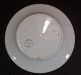 Rare Set of 4 White Medalta Hotel China 9 1/4" Plates  (3x 1937-1943) (1x Vitrified 1937-1949) - Treasure Valley Antiques & Collectibles