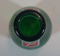 Vintage 1960s 7up 10 oz Green Glass 9 1/2" Soda Pop Bottle - Treasure Valley Antiques & Collectibles