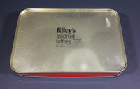 Very Rare Antique Riley's Assorted Toffee Tin with Scenery of Tower Bridge in London England - Treasure Valley Antiques & Collectibles