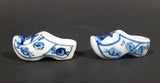 Vintage Delft Blue Handpainted Holland Windmill Shoe Set - Treasure Valley Antiques & Collectibles