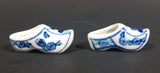 Vintage Delft Blue Handpainted Holland Windmill Shoe Set - Treasure Valley Antiques & Collectibles