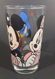 1980s Anchor Hocking Disney Mickey Mouse Minnie Mouse Donald Duck Clear Glass 4 1/2" Juice Cup - Treasure Valley Antiques & Collectibles