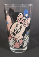 1980s Anchor Hocking Disney Mickey Mouse Minnie Mouse Donald Duck Clear Glass 4 1/2" Juice Cup - Treasure Valley Antiques & Collectibles
