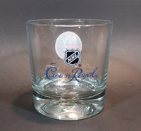 Rare Limited Release Crown Royal "NHL Rocks" New York Islanders Hockey Team Clear Glass Whiskey Cup - Treasure Valley Antiques & Collectibles