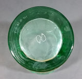 McDonalds Collectible Coca-Cola Coke Soda Pop 1961 Nostalgic Green 5 3/4" Tall Glass Cup - Treasure Valley Antiques & Collectibles