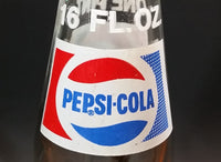 Vintage 1977 Pepsi-Cola Pepsi One Pint 16 Fl oz 473mL Clear Glass Money Back Bottle - LS 77 239 - Treasure Valley Antiques & Collectibles