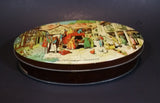Vintage 1950s Riley's Toffee "Dickensian Memories" Village Scene Tin - E.I & co. ltd Shipley England - Treasure Valley Antiques & Collectibles