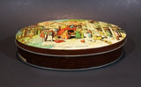 Vintage 1950s Riley's Toffee "Dickensian Memories" Village Scene Tin - E.I & co. ltd Shipley England - Treasure Valley Antiques & Collectibles