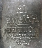 Vintage 1950s Riley's Toffee "Dickensian Memories" Village Scene Tin - E.I & co. ltd Shipley England - Treasure Valley Antiques & Collectibles