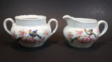 Vintage 1940s PK Unity Germany Birds of Paradise Creamer and Sugar Bowl without Lid - Numbered - Treasure Valley Antiques & Collectibles