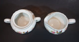 Vintage 1940s PK Unity Germany Birds of Paradise Creamer and Sugar Bowl without Lid - Numbered - Treasure Valley Antiques & Collectibles