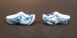 Vintage Delft Blue Handpainted Holland Windmill Shoe Set - Treasure Valley Antiques & Collectibles