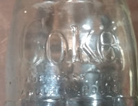 1960s Coca-Cola Coke Soda Pop Non-Refillable Clear Glass Bottles - Set of 4