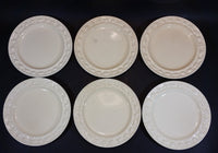 1920s Royal Adams Ivory Titan Ware Patent 70566 "Della Robia" Pattern Italian Majolica Style Plates - Set of 6 - Treasure Valley Antiques & Collectibles