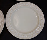 1920s Royal Adams Ivory Titan Ware Patent 70566 "Della Robia" Pattern Italian Majolica Style Plates - Set of 6 - Treasure Valley Antiques & Collectibles