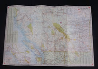 1965 Home Oil Distributors Vancouver Road Maps of British Columbia Alberta and Canada - Treasure Valley Antiques & Collectibles