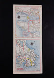 1965 Home Oil Distributors Vancouver Road Maps of British Columbia Alberta and Canada - Treasure Valley Antiques & Collectibles