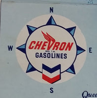 1964 Chevron Gasolines British Columbia and Alberta Points of Interest and Touring Map - With Alaska - Treasure Valley Antiques & Collectibles