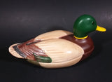 1978 Avon Mallard Duck Lidded Ceramic Organizer Handcrafted in Brazil - Treasure Valley Antiques & Collectibles