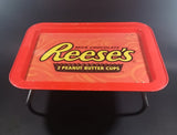 Rare 1990s Reese's Milk Chocolate Peanut Butter Cups Folding Television Snacks Tray - Treasure Valley Antiques & Collectibles