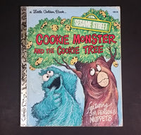 Sesame Street Cookie Monster And The Cookie Tree feat. Jim Henson's The Muppets Little Golden Book - 109-32 - (1981) - Treasure Valley Antiques & Collectibles