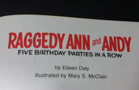 Raggedy Ann and Andy "Five Birthday Parties in a Row" - Little Golden Books - 107-44 - Collectible Children's Book - "F Edition" - Treasure Valley Antiques & Collectibles