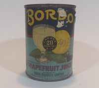 1950s Bordo Unsweetened Grapefruit Juice 20 Fluid Oz. Beverage Can - Canada Size - Treasure Valley Antiques & Collectibles