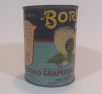 1950s Bordo Unsweetened Grapefruit Juice 20 Fluid Oz. Beverage Can - Canada Size - Treasure Valley Antiques & Collectibles