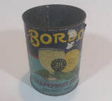 1950s Bordo Unsweetened Grapefruit Juice 20 Fluid Oz. Beverage Can - Canada Size - Treasure Valley Antiques & Collectibles