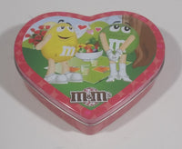 Collectible M&M's Valentine Heart Tin Box Container Canister Mars Inc. 2010 - Treasure Valley Antiques & Collectibles