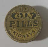 1940s National Drug and Chemical Company of Canada Limited BDC Gin Pills For The Kidneys Tin - Treasure Valley Antiques & Collectibles