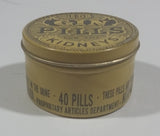 1940s National Drug and Chemical Company of Canada Limited BDC Gin Pills For The Kidneys Tin - Treasure Valley Antiques & Collectibles