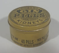 1940s National Drug and Chemical Company of Canada Limited BDC Gin Pills For The Kidneys Tin - Treasure Valley Antiques & Collectibles