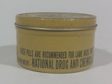 1940s National Drug and Chemical Company of Canada Limited BDC Gin Pills For The Kidneys Tin - Treasure Valley Antiques & Collectibles