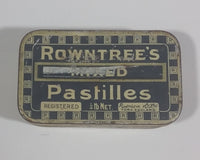 Rare Antique 1930s Rowntree's Mixed Pastilles Tin 1/4 lb Net. York England - Treasure Valley Antiques & Collectibles