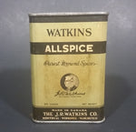 1940s Watkins Allspice 3 1/4 Ounce Tin "Purest Ground Spices" - Still Full - Treasure Valley Antiques & Collectibles