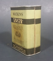 1940s Watkins Allspice 3 1/4 Ounce Tin "Purest Ground Spices" - Still Full - Treasure Valley Antiques & Collectibles