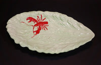 Antique 1930s Carlton Ware Lobster Serving Dish Platter Plate - Treasure Valley Antiques & Collectibles