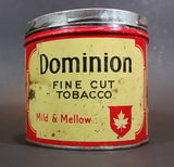 Vintage Dominion Mild & Mellow Fine Cut Tobacco Tin No Lid - Imperial Tobacco Montreal - Treasure Valley Antiques & Collectibles