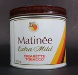 Vintage Late 1970s Matinee Extra Mild Cigarette Tobacco Tin with Lid - Treasure Valley Antiques & Collectibles