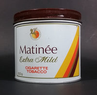 Vintage Late 1970s Matinee Extra Mild Cigarette Tobacco Tin with Lid - Treasure Valley Antiques & Collectibles