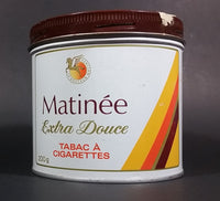 Vintage Late 1970s Matinee Extra Mild Cigarette Tobacco Tin with Lid - Treasure Valley Antiques & Collectibles