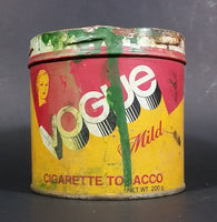 Vintage Vogue Mild 200g Tobacco Tin Canister English and French - Treasure Valley Antiques & Collectibles