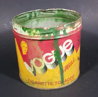 Vintage Vogue Mild 200g Tobacco Tin Canister English and French - Treasure Valley Antiques & Collectibles