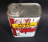 Vintage Rare French Canada Maple Syrup Tin Can 1991 French and English 4 Litres Great Graphics - Treasure Valley Antiques & Collectibles