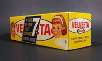 Vintage Rare Version 1960s Kraft Velveeta Cheese Cardboard Box and Lid 7¢ Coupon Version - Treasure Valley Antiques & Collectibles