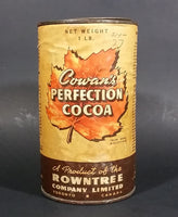 Antique 1920s Rowntree Cowan's Perfection Cocoa Tin - Treasure Valley Antiques & Collectibles