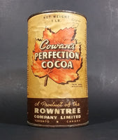 Antique 1920s Rowntree Cowan's Perfection Cocoa Tin - Treasure Valley Antiques & Collectibles