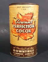 Antique 1920s Rowntree Cowan's Perfection Cocoa Tin - Treasure Valley Antiques & Collectibles